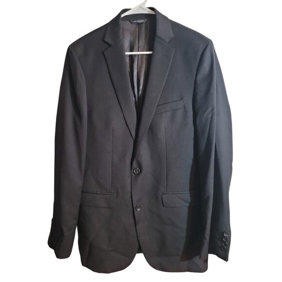 Marc Anthony Wool Blazer Extra Slim 40L Black Modern Tailored Career Quietlux - Picture 1 of 7
